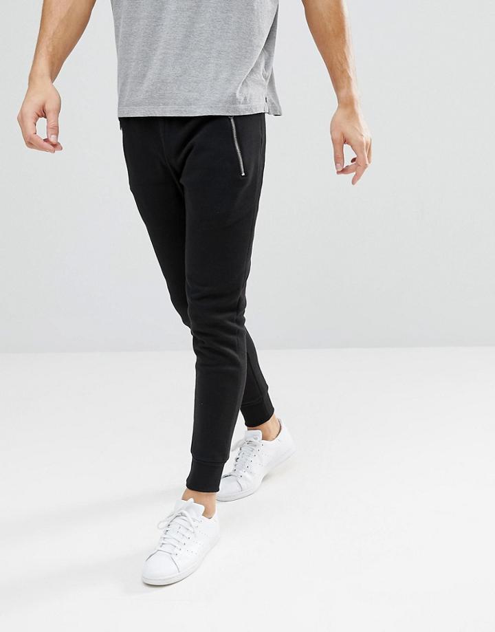 Threadbare Basic Slim Fit Jogger - Black