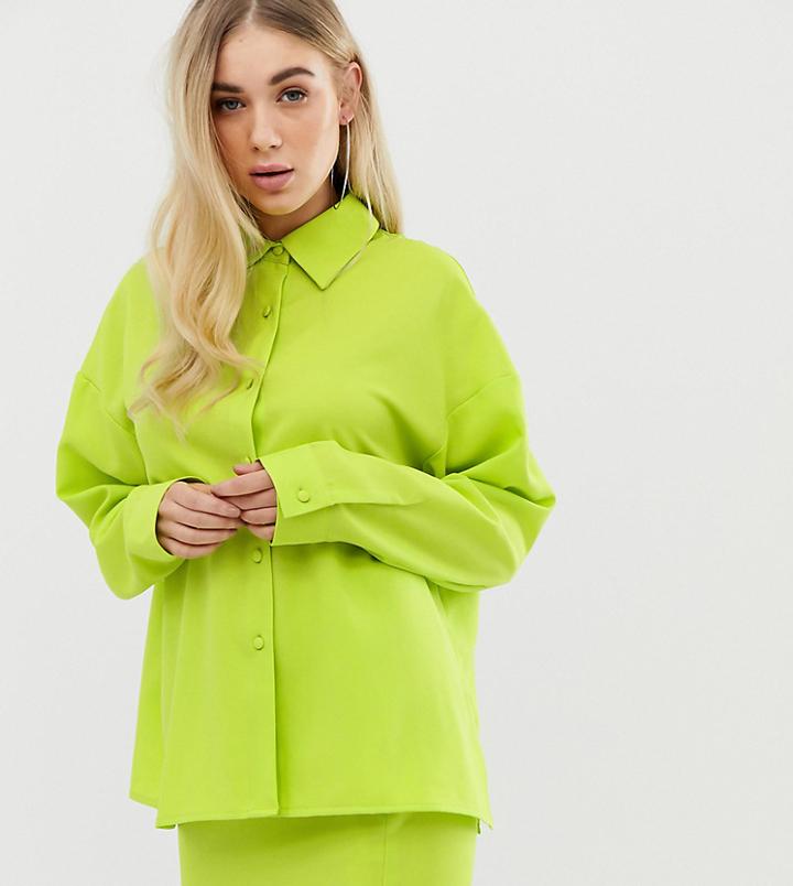 Unique21 Boyfriend Shirt Two-piece - Green