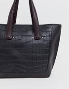 Fiorelli Shopper Bag In Black Croc - Black