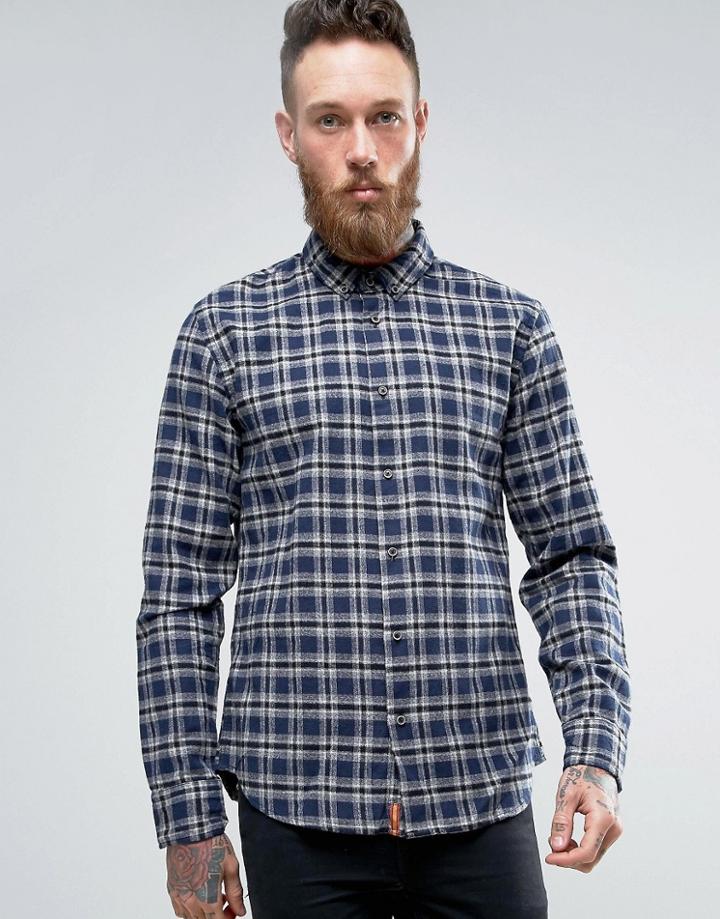 Scotch & Soda Check Shirt - Navy