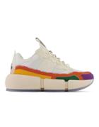 New Balance X Jaden Smith Vision Racer Sneakers In Cream Orange And Yellow-white