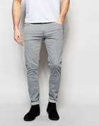 Nudie Jeans Skinny Lin Super Skinny Fit Gray Storm Light Wash - Grey Storm