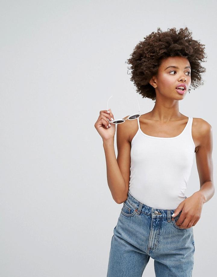 Monki Tank Top - White