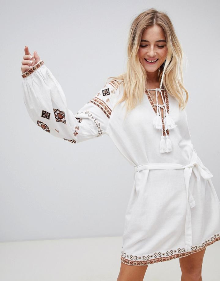 Tigerlily Azar Beach Dress In Multi