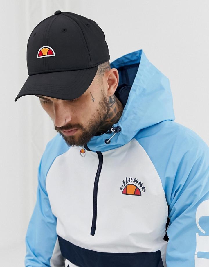 Ellesse Callo Snapback Cap In Black - Black