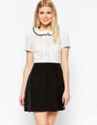 Asos Broiderie Shirt Dress