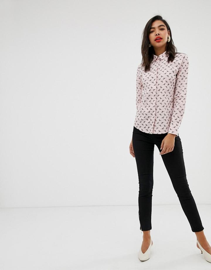 Max & Co Stretch Skinny Zip Pants - Black