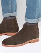 Hudson London Tonti Suede Chelsea Boots - Brown