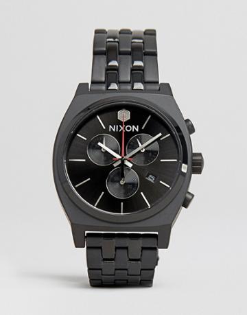Nixon X Star Wars Kylo Ren Time Teller Chronograph Watch - Black