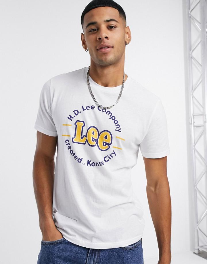 Lee Kansas Circle T-shirt-white
