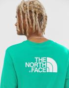 The North Face Easy Long Sleeve T-shirt In Green - Green