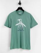 Original Penguin Ombre Pete T-shirt-green