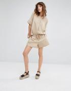 Samsoe & Samsoe Tuersen Shorts With Pockets - Beige