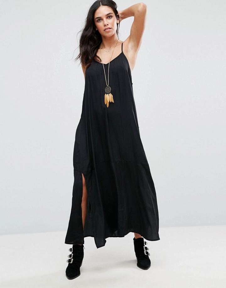 Goldie Stolen Heart Maxi Dress - Black