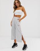 Puma Cell 3/4 Gray And Pink Culottes - Gray