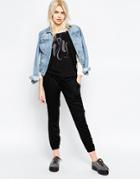 Rvca Loose Fit Pants - Black