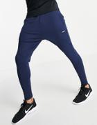 Asos 4505 Icon Super Skinny Training Sweatpants With Quick Dry In Navy