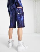 Ps Paul Smith Happy Tie Dye Shorts In Blue