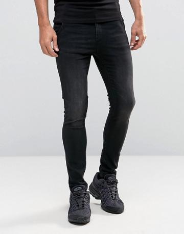 Illusive London Skinny Jeans - Black