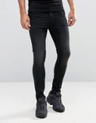 Illusive London Skinny Jeans - Black