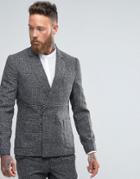 Rogues Of London Asymmetric Blazer - Gray