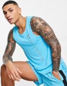 Nike Running Run Division Miler Hybrid Tank In Blue-blues