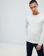 Threadbare Basic Cotton Crew Neck Sweater - Gray