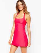 Seekers Halter Beach Dress - Pink