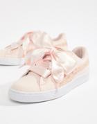 Puma Basket Heart Canvas Sneaker - White
