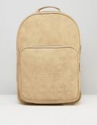 Adidas Originals Classic Backpack In Linen Khaki Bk7051 - Tan