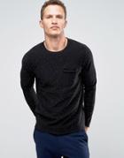 Troy Nep Sweater With Pocket - Black