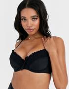 Pour Moi Free Spirit Padded Underwired Bikini Top In Black