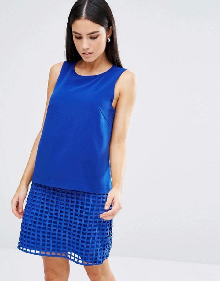 Stylestalker Piano Shift Dress - Cobalt