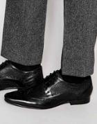 Kurt Geiger Bassie Derby Brogue Shoe - Black