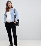 Asos Design Maternity Ultimate Jersey Peg Pants - Black