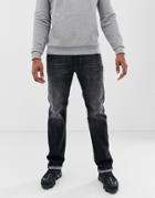 Diesel Larkee 087am Straight Fit Jeans In Gray - Gray