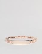 Designb Gourmette Bracelet In Rose Gold Exclusive To Asos - Gold