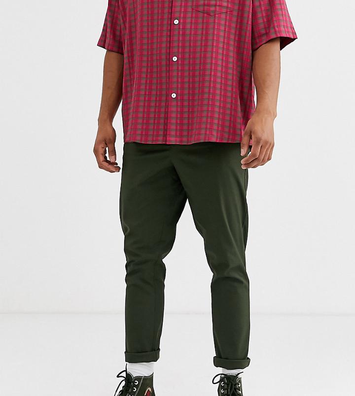 Noak Tapered Chino In Khaki-green