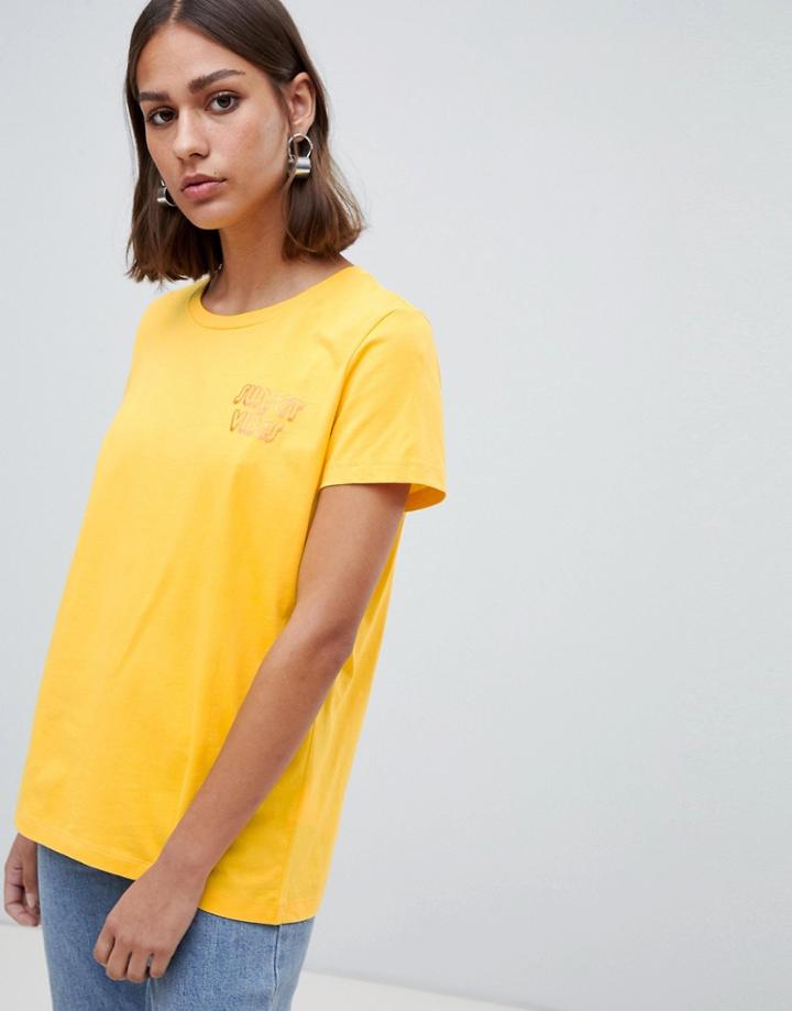 Moves By Minimum Slogan T-shirt - White