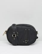 Versace Jeans Small Cross Body Bag In Black - Black