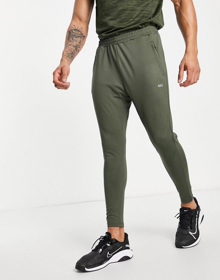 Asos 4505 Icon Super Skinny Training Sweatpants With Quick Dry-green