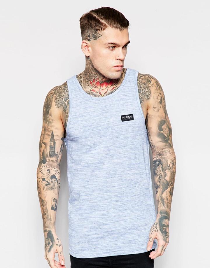 Nicce London Space Dye Tank - Blue
