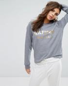 Tommy Hilfiger Cotton Crew Neck Sweatshirt - Gray
