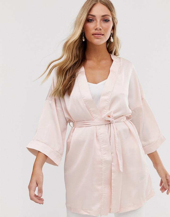 Vila Soft Kimono-pink