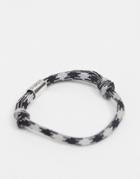 Classics 77 Rope Bracelet In Black And Grey