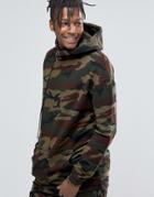 Hand Of God Oil Washed Hoodie With Dropped Shoulder - Khaki