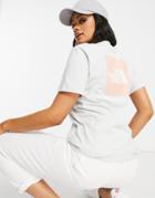 The North Face Box Nse T-shirt In Gray-grey