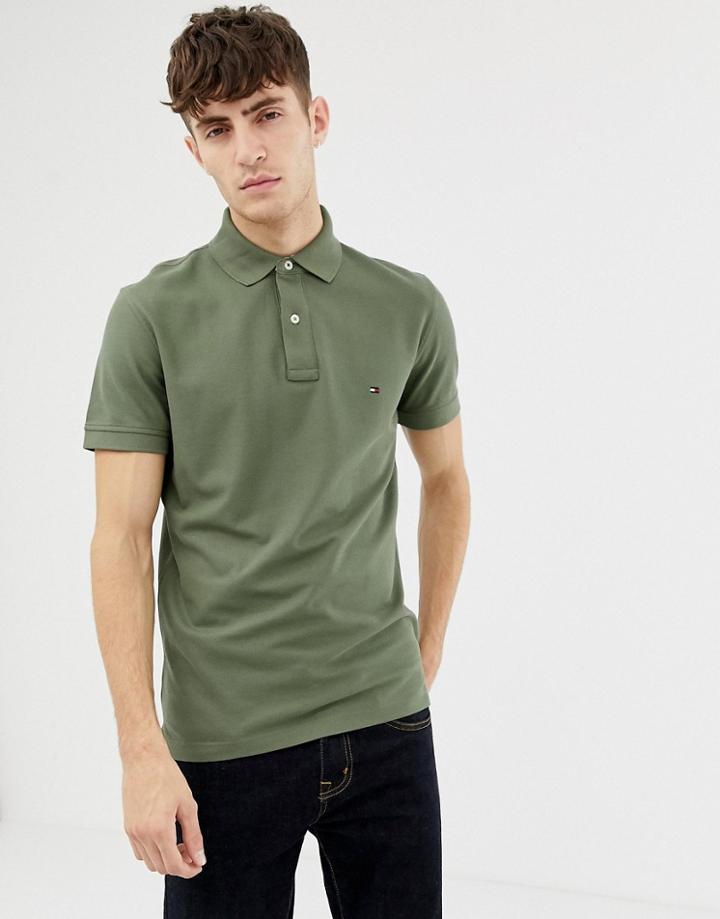 Tommy Hilfiger Regular Fit Basic Polo Shirt - Green