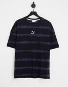 Puma Tie Dye T-shirt In Black