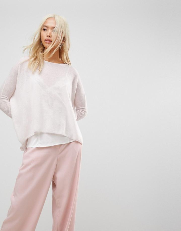 Subtle Luxury Loose And Easy Cashmere Sweater - Brown